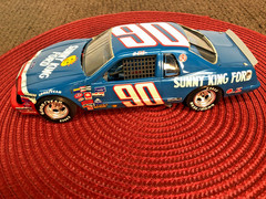 MONOGRAM 1/24 SUNNY KING #90 ’85 T-BIRD STOCK CAR FACTORY BUILT BOX ART MODEL