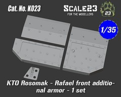 Scale23 1/35 KTO Rosomak Rafael Front Additional Armour 1 Set