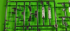 1947 Chevy Moebius Galaxie 1/25 Wayne Valve Cover Carbs Mirrors Chrome Trim