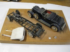 Pro Built Hubley 1930 Packard Dietrich Metal Model Car 1:22