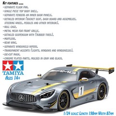 TAMIYA 1/24 MERCEDES-AMG GT3 KIT345