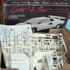 Monogram 1:24 Lamborghini LP500S Plastic Model Kit White Exotic Car Series 2769