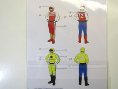 Decalpool 1/12 Motocross Jumping Rider (Honda/Suzuki) Decal Sheet DP291