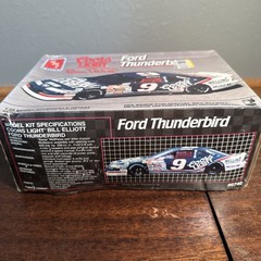 1991 AMT Ertl #9 Coors Light Ford Thunderbird Bill Elliott Model Kit #6740 Open