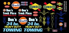 Don’s 24hr Heavy Duty Towing Wrecker 1/24th – 1/25th Scale Decals black body