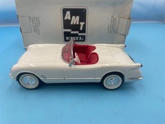 AMT-ERTL 1953 Corvette Convertible Polo White Promo Model 8732 Loose in Box