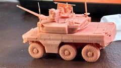 3d Printed 1/72/144 EBRC Wheeled Recon-Armored Vehicle Unpainted Kit