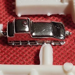 SBC Stock Engine No Carb 1960 Chevy Corvette 1:25 Scale Model Car Part MPC