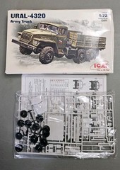 ICM #72611 Ural-4320 Ukrainian Army Truck – 1:72 scale Open Box kit