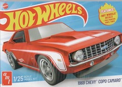 AMT1497 1969 Chevy COPO Camaro Hot Wheels 1/25 Scale Model Car Kit