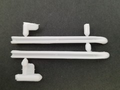 1966 Malibu SS EXHAUST SIDE PIPES for Revell Monogram 1:24 Model 66 Chevelle