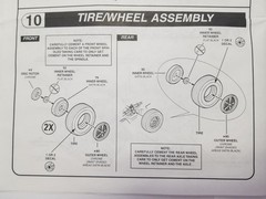 1969 Dodge Charger MOPAR RALLY WHEELS from Revell 1:25 Model Kit 69 MAGNUM 500