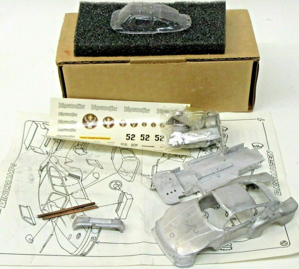 Minichamps #17 PORSCHE 935 L 1977 Max Moritz white metal 1/43 model kit MIB q1