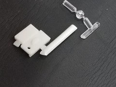 Diamond REO Truck Tractor BACK UP LIGHT & BRACKET for 1:25 AMT Model Kit