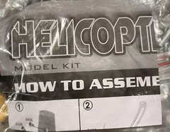 Motorworks model kits Motorcycle, Race Car And Helicopter Model Kit Set Of 3 New