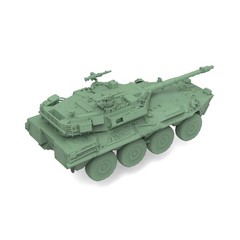 MRY-SFW SS679 1:160 Railway Military Model Kit Italy Wheeled Tank Destroyer