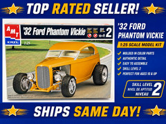 AMT ERTL ’32 Ford Phantom Vickie 1/25 Model Car Kit #30089 FACTORY SEALED BOX!!!