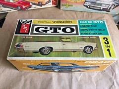AMT 3 Way 1965 Pontiac GTO Tempest Drag Fastback CONVERTIBLE 5615-150 BOX 1:25