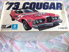 SUPER RARE! **FACTORY-SEALED **ORIGINAL VINTAGE MPC 1973 COUGAR 3-WAY KIT *C@@L!