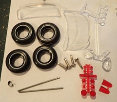 AMT 57 Ford T-Bird model kit original 60s issue 3 in 1 unbuilt screw bottom