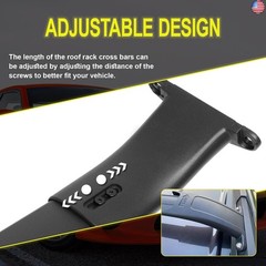 Roof Rack Cross Bars 2015-2020 for GMC Yukon Chevrolet Tahoe Suburban Cadillac