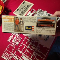 Revell Pete Brock BRE Datsun 260Z H-1402 Model Kit Open Box Partially Started