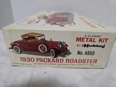 Hubley 1930 Packard Roadster Model Kit 1:22 Unassembled Not Painted Chromed