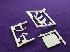 64 Chevy Impala FAN SHROUD HOSES RADIATOR from Revell 1:25 Model 1964 Chevrolet