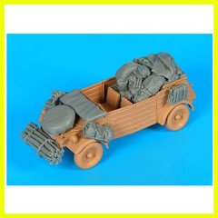 1/35 Scale Die-Cast Resin Model Assembled Kit Africa Corps Military Vehicle A…