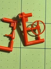 Revell 7129 1/25 Firebird Pro Street Machine Kitbash Parts Steering Wheel/Column