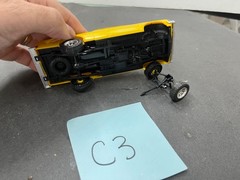 C3 Datsun 4×4 Pickup Truck built Vintage Car model 1/32 McM.