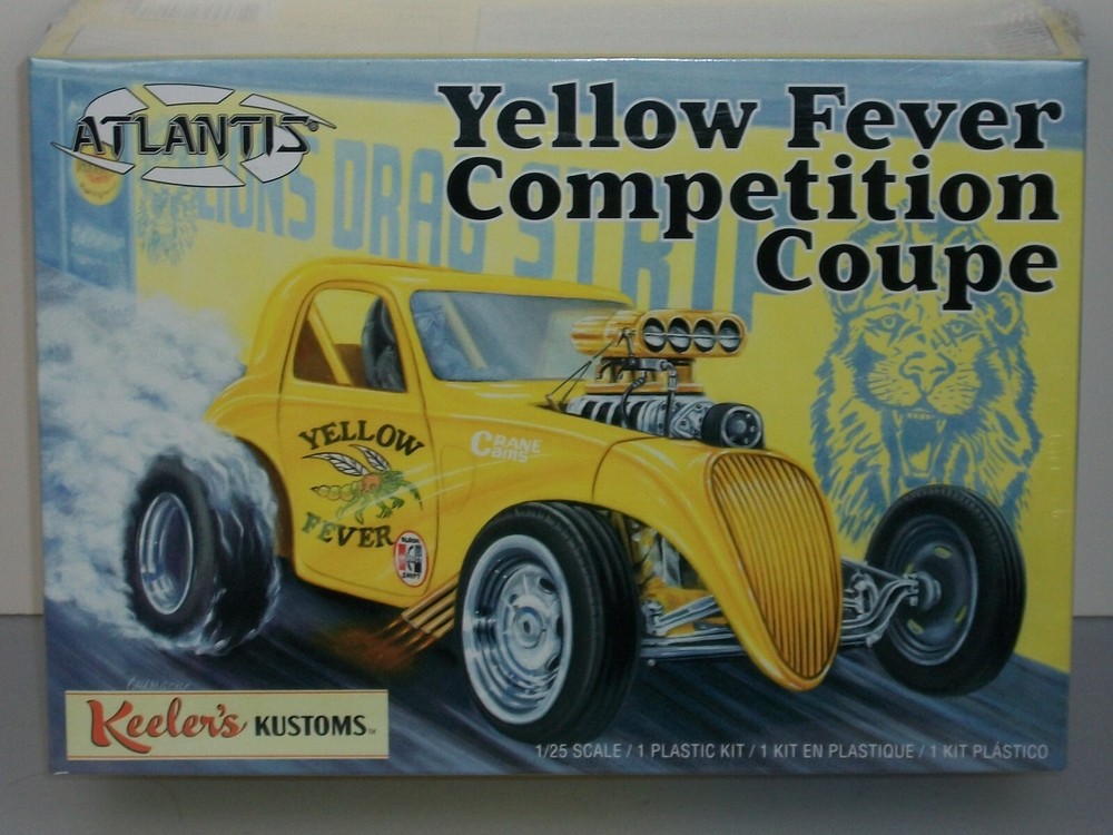 Atlantis 1/25 Scale Yellow Fever Competition Coupe – Factory Sealed