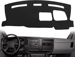 Dash Cover Mat Custom Fit for Chevy Chevrolet Express/Gmc Savana Van Dashboard P