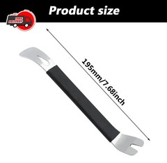 Car Trim Removal Tool Stainless Steel Pry Panel Clip Installer Kit Set