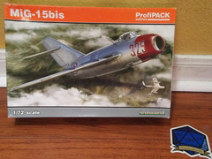 x1 MiG-15bis ProfiPack Edition Partially Assembled Eduard 1:72 TexasNerdGames