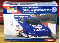Gary Densham NEC Dodge Funny Car 1/24th – 1/25th Scale Decals