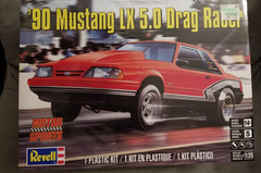 1990 Ford Mustang LX 5.0 Drag Racer Revell 1/25 Plastic Model Car Kit 85-4195
