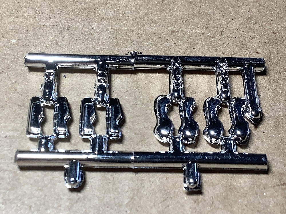 1 25 scale model parts 48 Ford Coupe Bumper Guards Options No Box