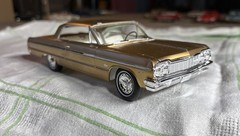 Vintage amt “Street Shaker” 64 Chevy Impala SS Model, kit # T408601 Built Stock