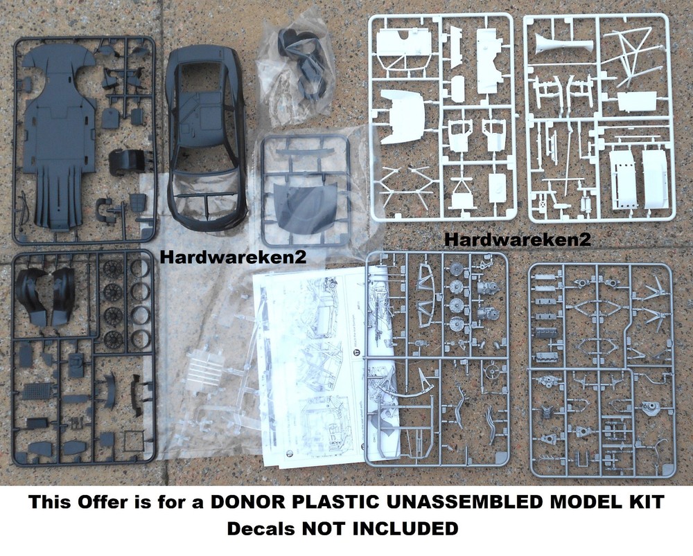 DONOR NASCAR 2024 CHEVROLET CAMARO ZL 1 STOCK CAR KIT- BLACK – 1/24