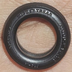 12Pcs Good Year Model Car Rubber Tire 1:43 Scale F70-14 Speedway Wide Tread