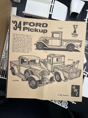 Vintage 1960’s AMT Trophy Series 1:25 “1934 FORD PICKUP” Rare!!