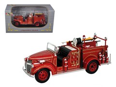 Signature Models 32348R 1941 GMC Fire Engine Truck Red 1/32 Diecast Model