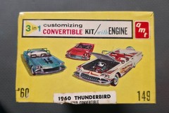 66 year old AMT 1960 Thunderbird CV 3in1 customizing kit PRISTINE CONDITION !!!