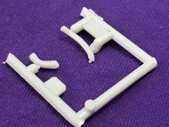 1962 Chevrolet Bel Air RADIATOR HOSES from 1:25 AMT Model Kit 62 Chevy BelAir