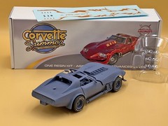 1:25 Corvette Summer Resin Model Kit With Decals, Rubber Tires and Clear Parts
