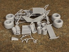 1/25 Resin 3d Printed Dirt Buggy Model Kit. Unpainted. Unassembled.