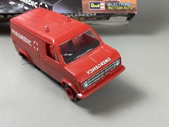 1978 Revell Paramedic Van Electronic Action Kit 1/20 Model H-800 Built Parts IOB
