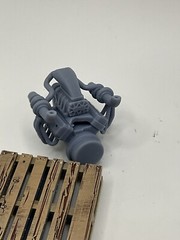 1/16 scale 3-D printed twin turbo supercharged big block engine