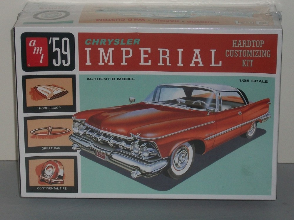AMT 1/25 Scale ’59 Chrysler Imperial Hardtop Customizing Kit – Factory Sealed